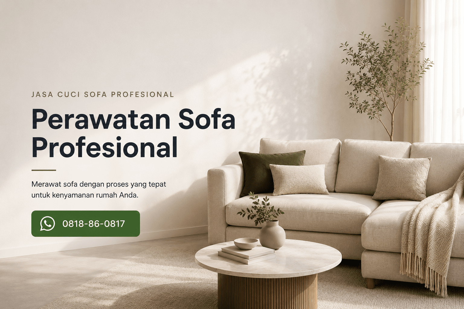 Jasa cuci sofa Jakarta Selatan home service untuk rumah dan kantor.